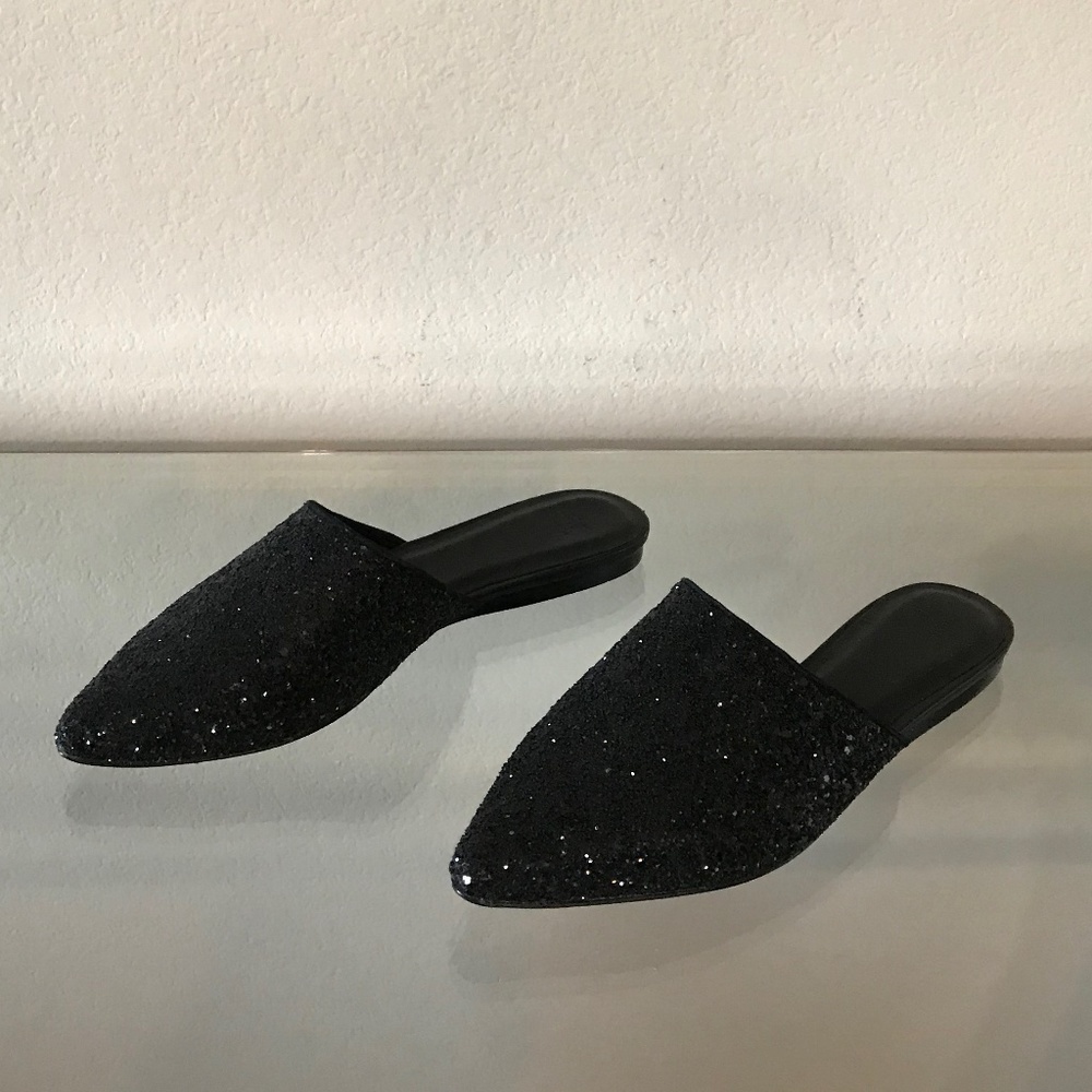 "NEW" JOIE ADIEL GLITTER FLAT MULE